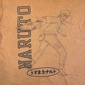 Vintage 2002 Y2K Naruto Anime Masashi Kishimoto Shippuden Shirt‎ Mens Large